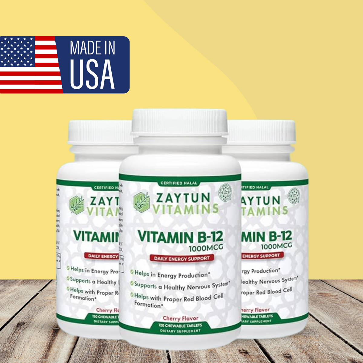 Halal Vitamin B-12 (Methylcobalamin) Tablets