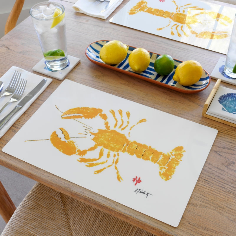 Yellow Lobster Handmade Placemat
