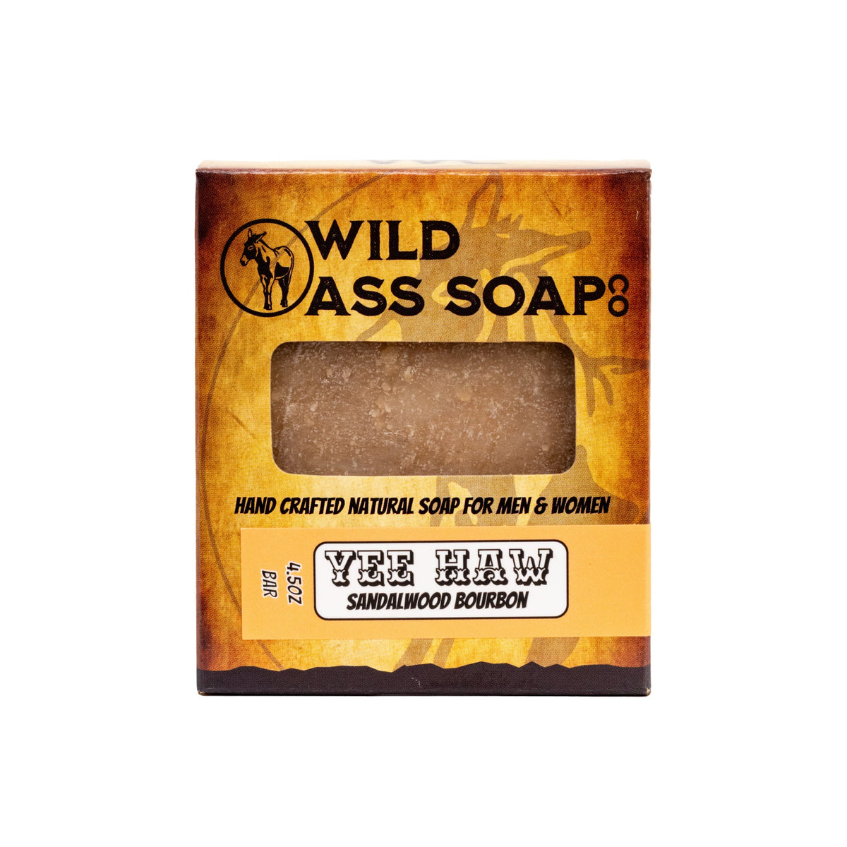 Tallow Bar Soap | Yee Haw Scent | Pack of 6 | 4.5 oz | Palm Oil & Paraben Free | Wild Ass Soap Co