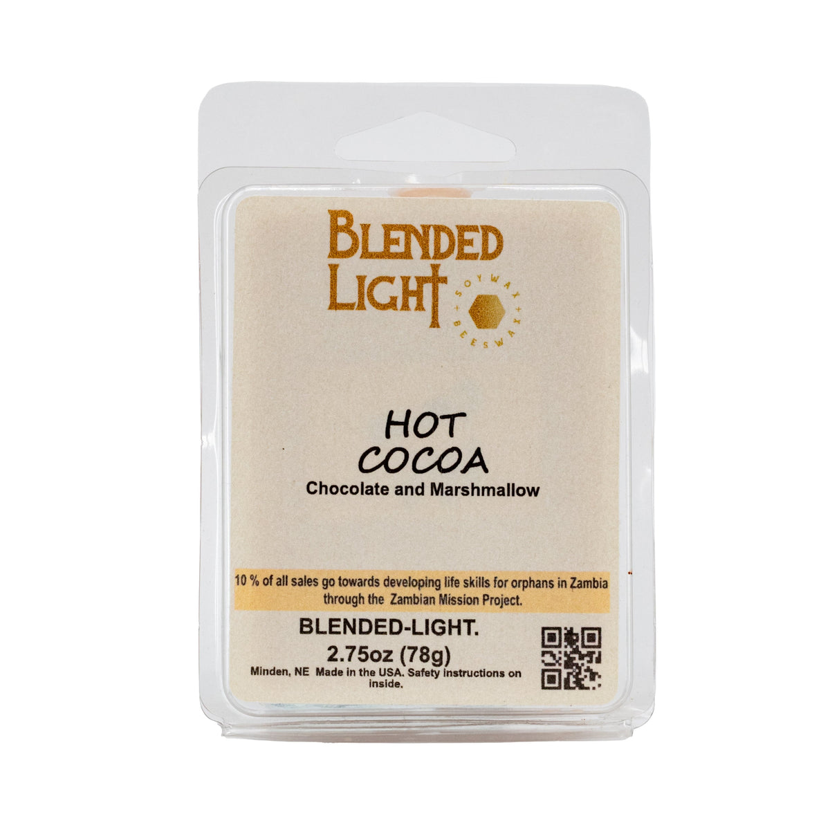 Hot Cocoa Scented Wax Melts | 2.75 oz | Blended Light