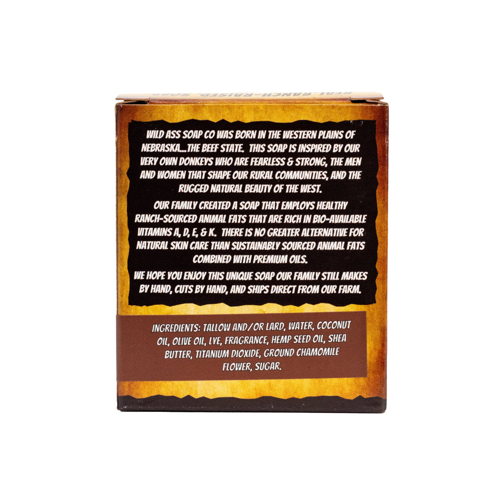 Tallow Bar Soap | Wild Heart Scent | Pack of 6 | 4.5 oz | Palm Oil & Paraben Free | Wild Ass Soap Co