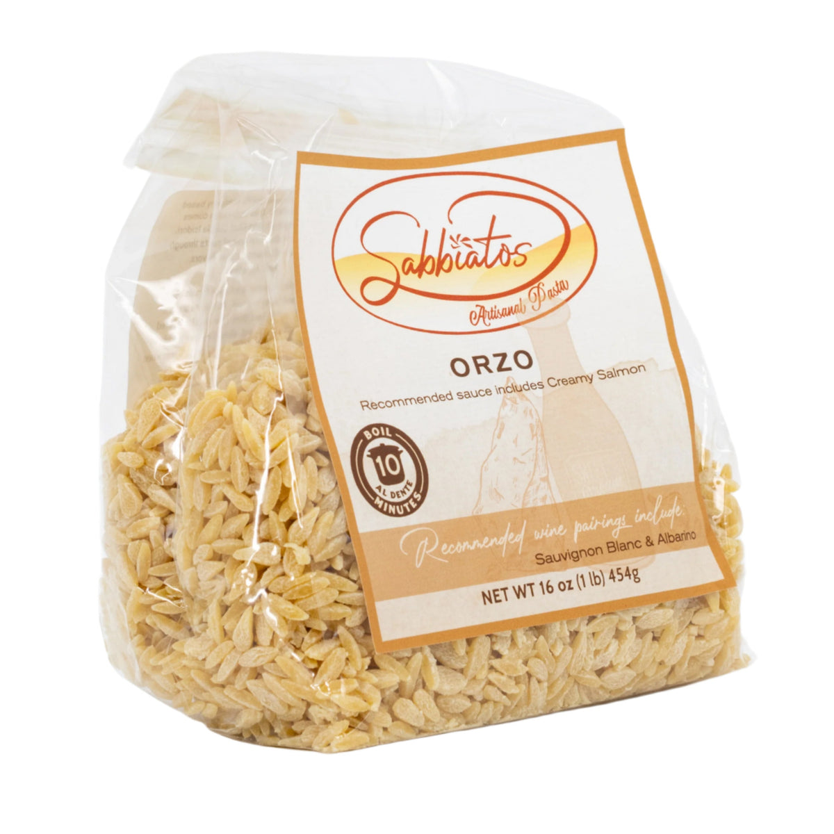 Orzo | 16 oz | Sabbiatos