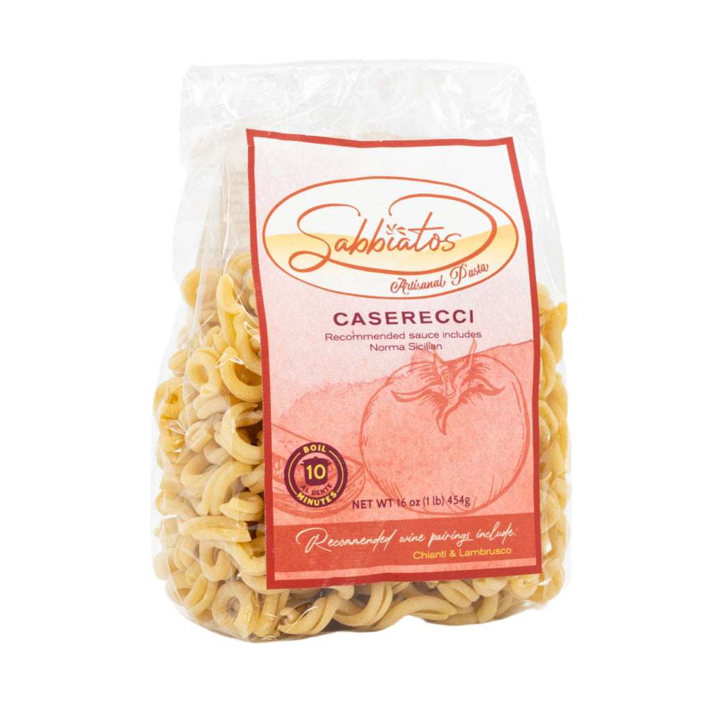 Caserecci Pasta | 16 oz | Sabbiatos