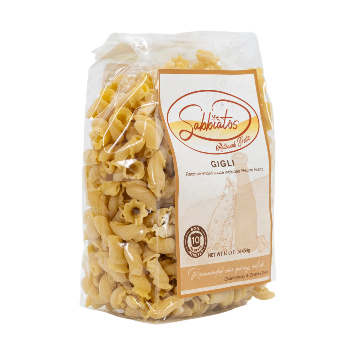 Gigli Pasta | 16 oz | Sabbiatos