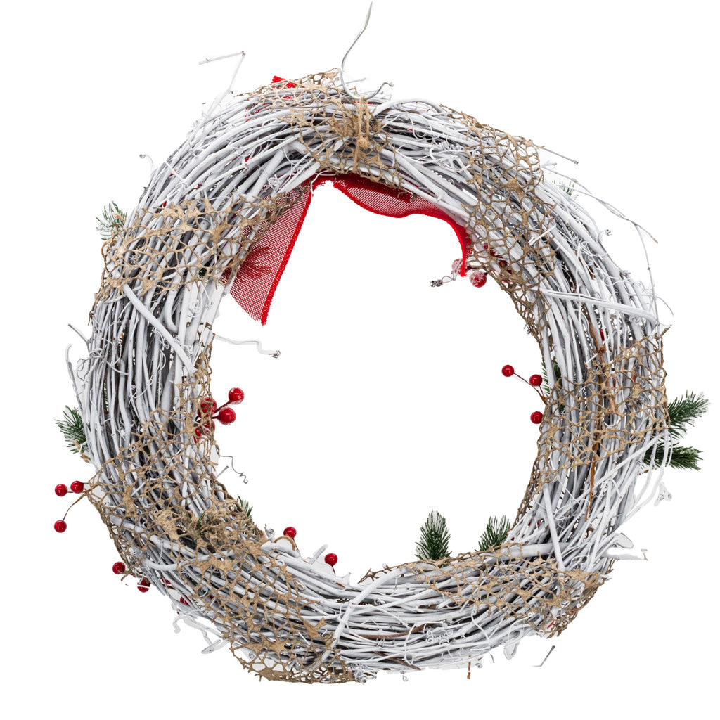 SALE | White Winter/Christmas Wreath | KJ Made