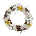 SALE | Winter White & Gold Wreath | KJ Made