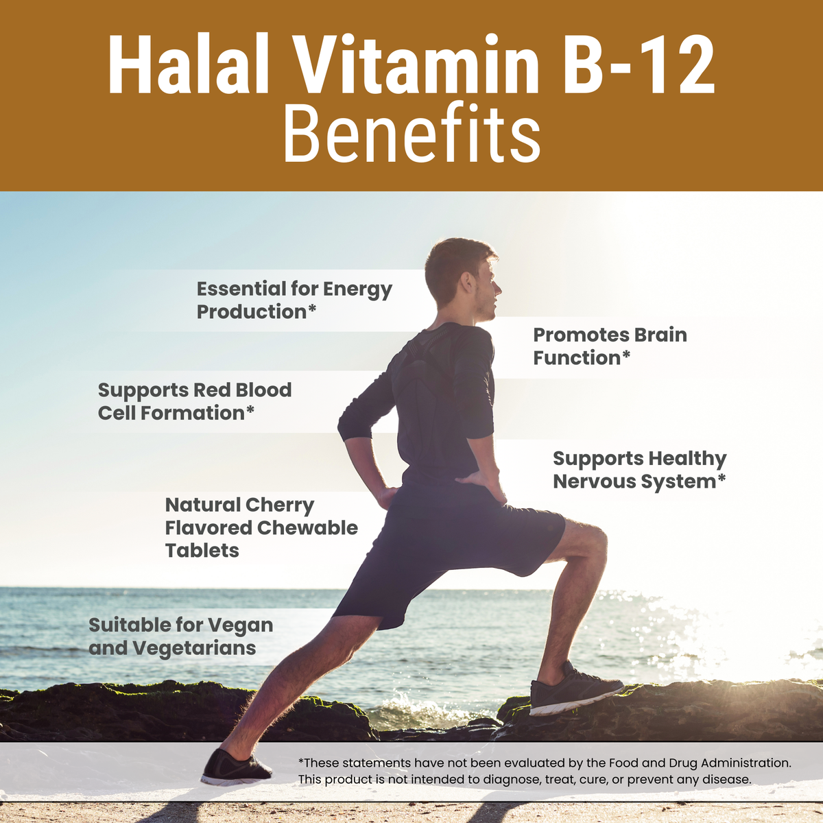 Halal Vitamin B-12 (Methylcobalamin) Tablets