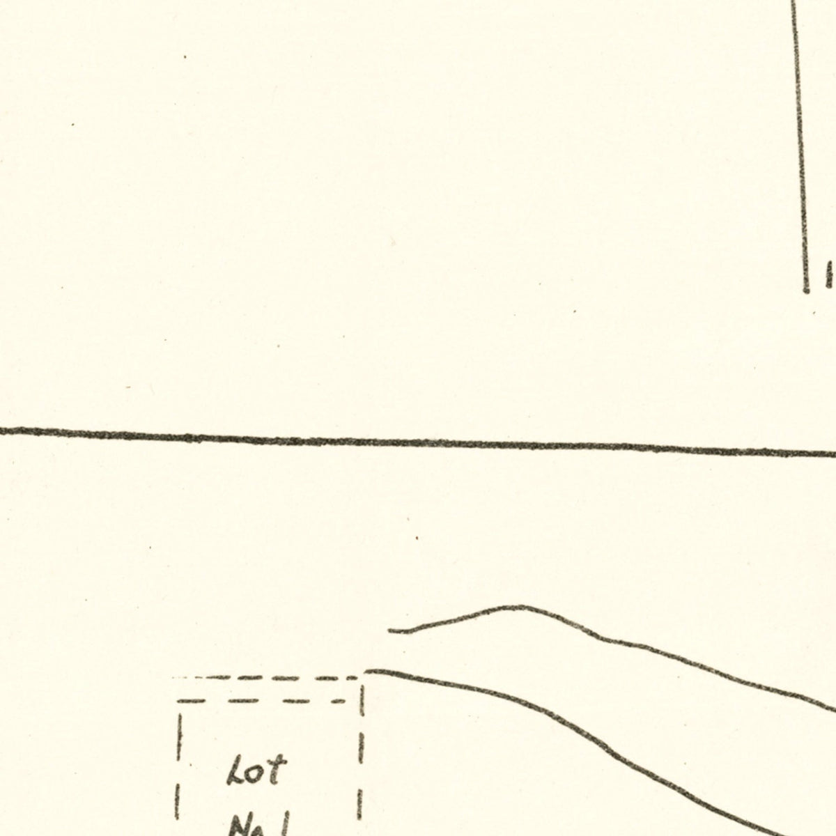 Vintage Map of Loon Lake, Indiana 1939