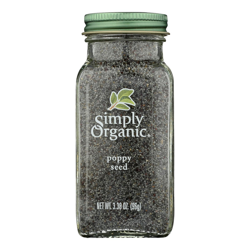Simply Organic Poppy Seed, 3.38 oz (Case of 6)