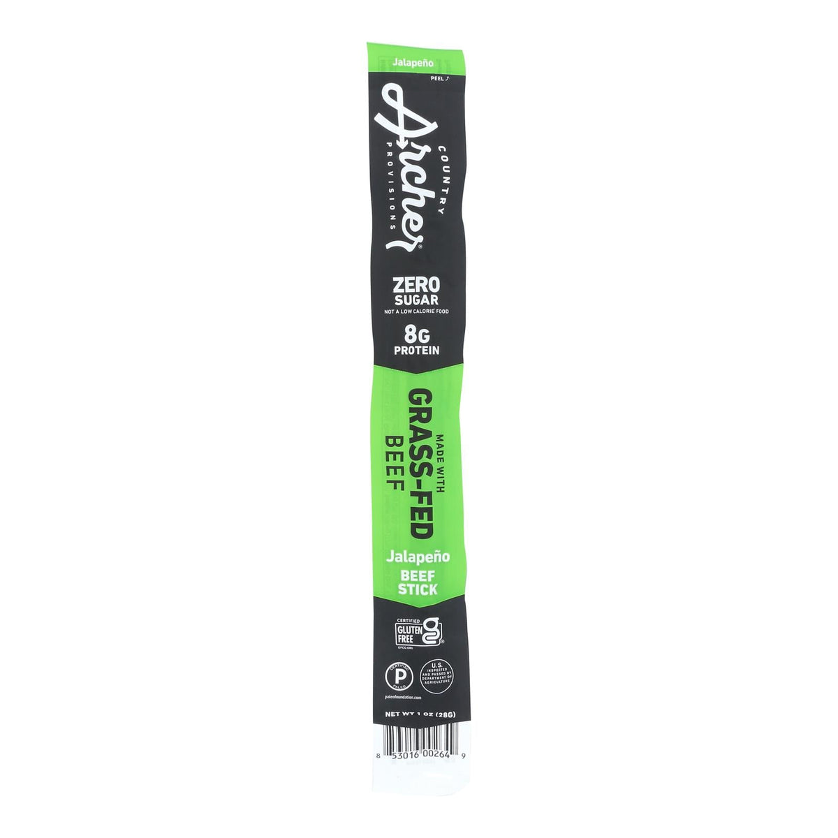Country Archer Jalapeno Beef Jerky Stick, 1 oz (Case of 18)