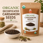 Organic Cardamom Seeds – For Chai, Coffee & Desserts