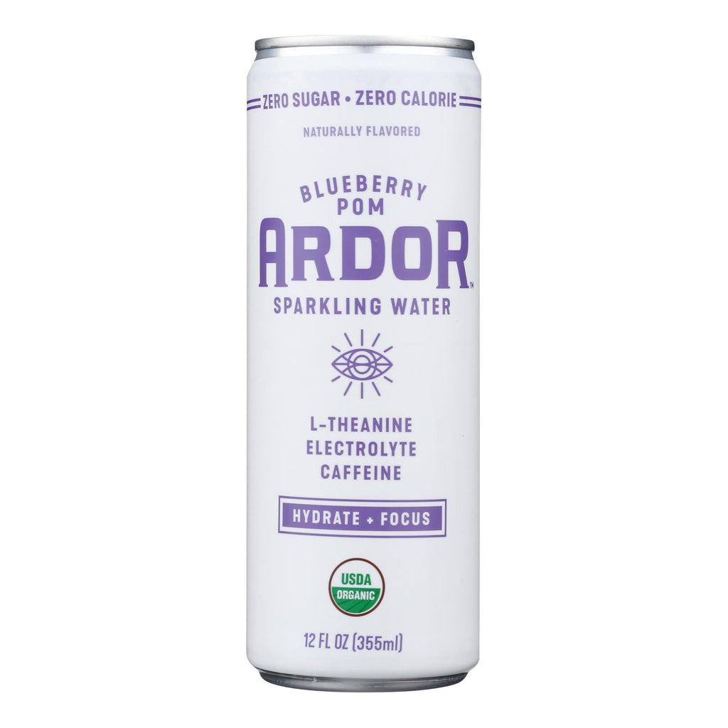 Ardor Baby Pom Energy Sparkling Water, 12 oz (Case of 12)