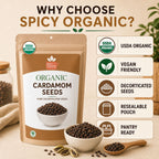 Organic Cardamom Seeds – For Chai, Coffee & Desserts