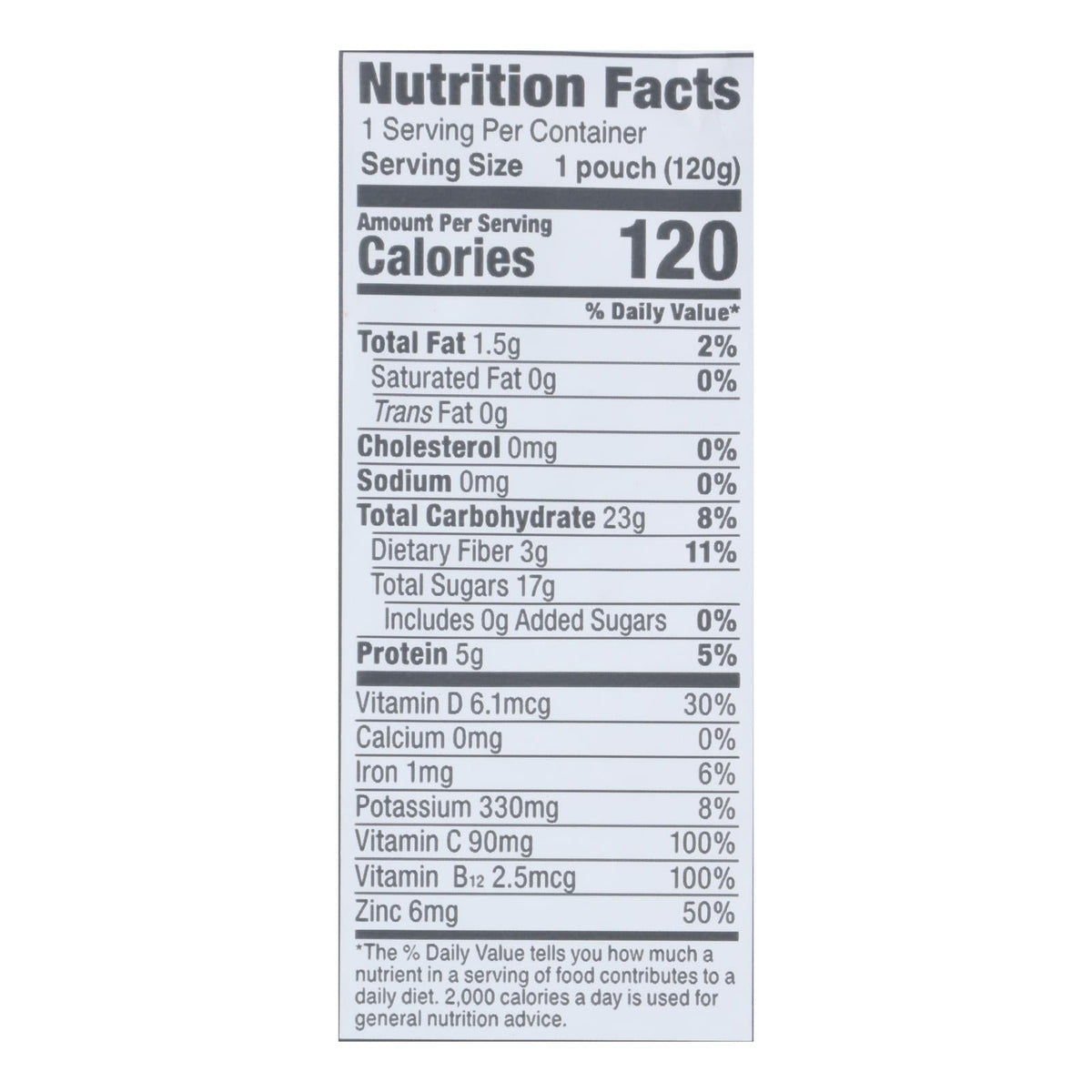 NOKA Super Berry Superfood Smoothie, 4.22 oz (Case of 6)