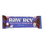 Raw Rev GLO Double Chocolate Brownie Batter Bar, 1.6 Oz - Case of 12