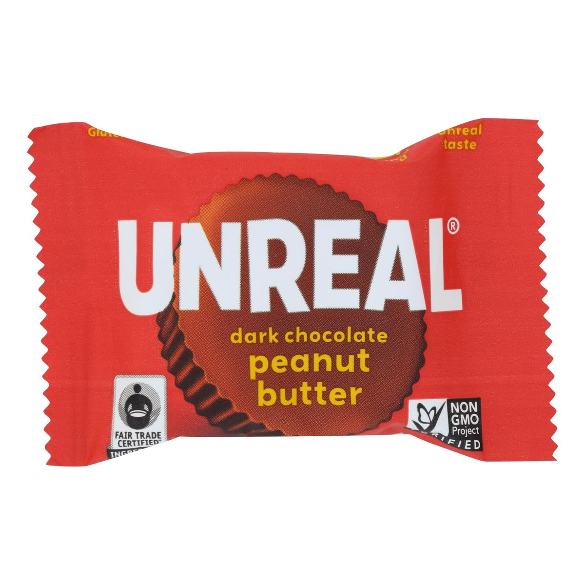 Unreal Dark Chocolate Peanut Butter Cups | 40 Pack (40 Cups)