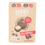 Lebby Snacks Chickpea Snacks Milk Chocolate, 3.5 Oz - Case of 6