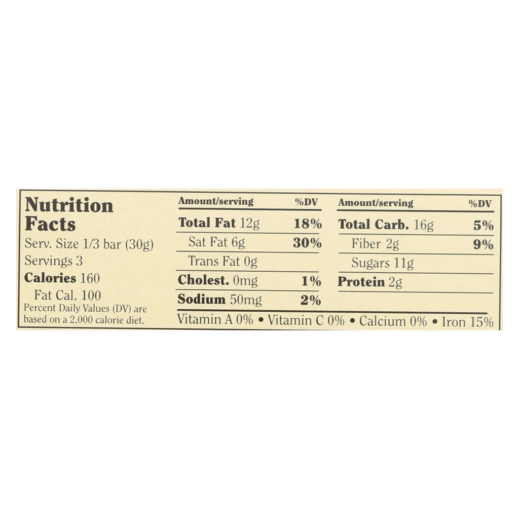 Chocolove XOXOX Almond Toffee Sea Salt Dark Chocolate Bar, 3.2 Oz - Case of 12