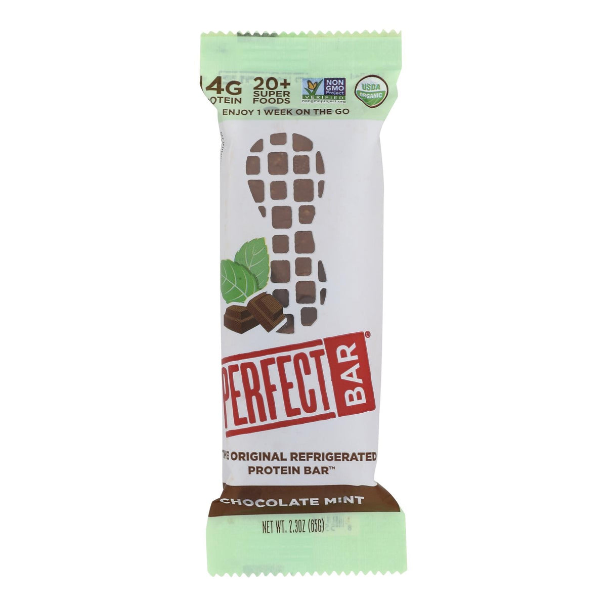 Perfect Bar Chocolate Mint, 2.3 oz (Case of 8)