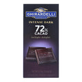 Ghirardelli Intense Dark 72% Cacao Twilight Delight Chocolate Bar, 3.5 oz (Case of 12)