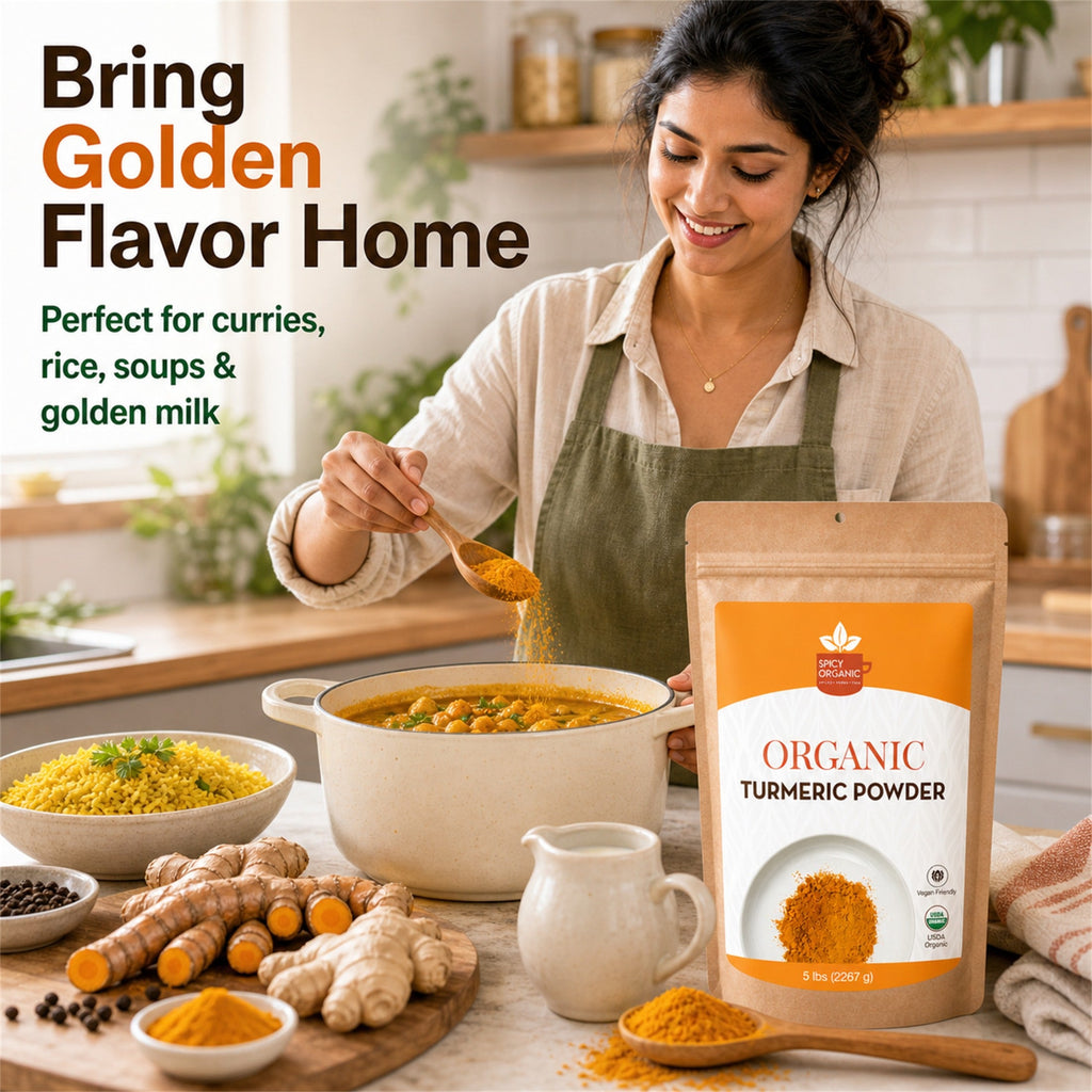 Organic Turmeric Powder – For Golden Milk & Curries