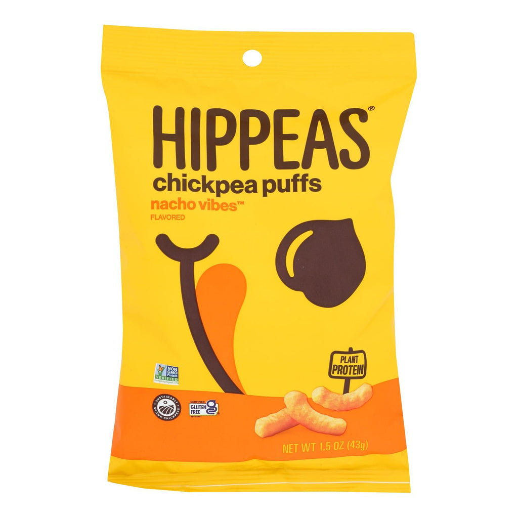 Hippeas Nacho Vibes Chickpea Puff - 6-1.5 Ounce Case