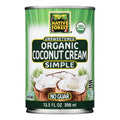 Native Forest Organic Simple Unsweetened Coconut Cream, 13.5 fl oz (Case of 12)