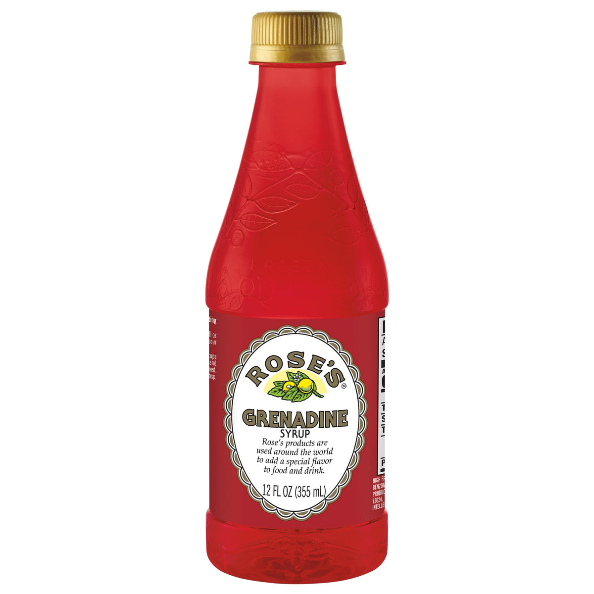 Rose's Grenadine Syrup, 12 fl oz (Case of 6)