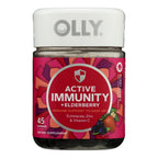 OLLY Active Immune Elderberry Supplement, 45 ct (Case of 3)