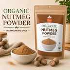 Organic Nutmeg Powder – For Béchamel, Eggnog & Baking