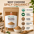 Organic Nutmeg Powder – For Béchamel, Eggnog & Baking