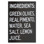 Gaea Stuffed Green Olives With Real Pimento (Pack of 8) - 6 Oz