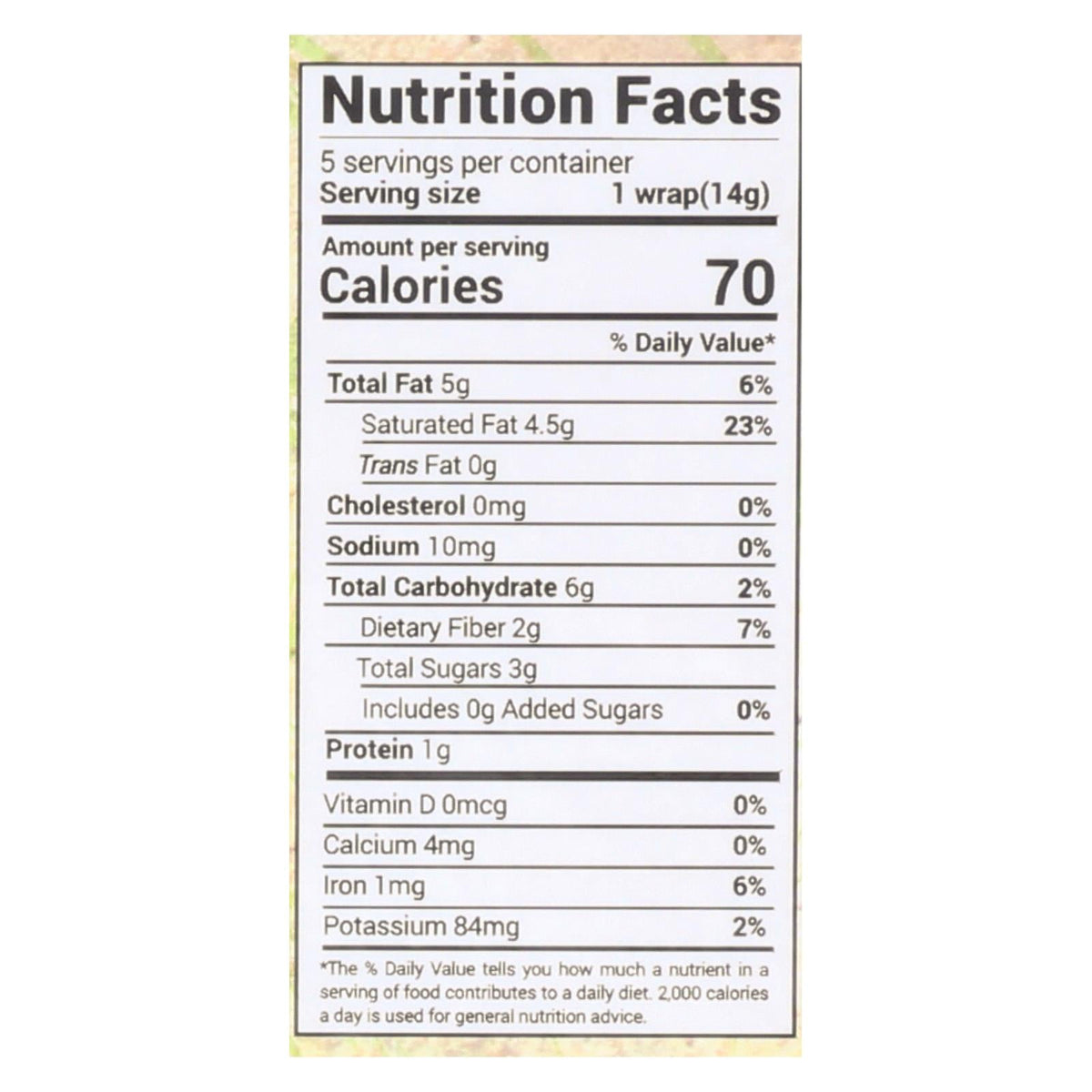 Nuco Original Organic Coconut Wraps (Pack of 12) - 2.47 Oz