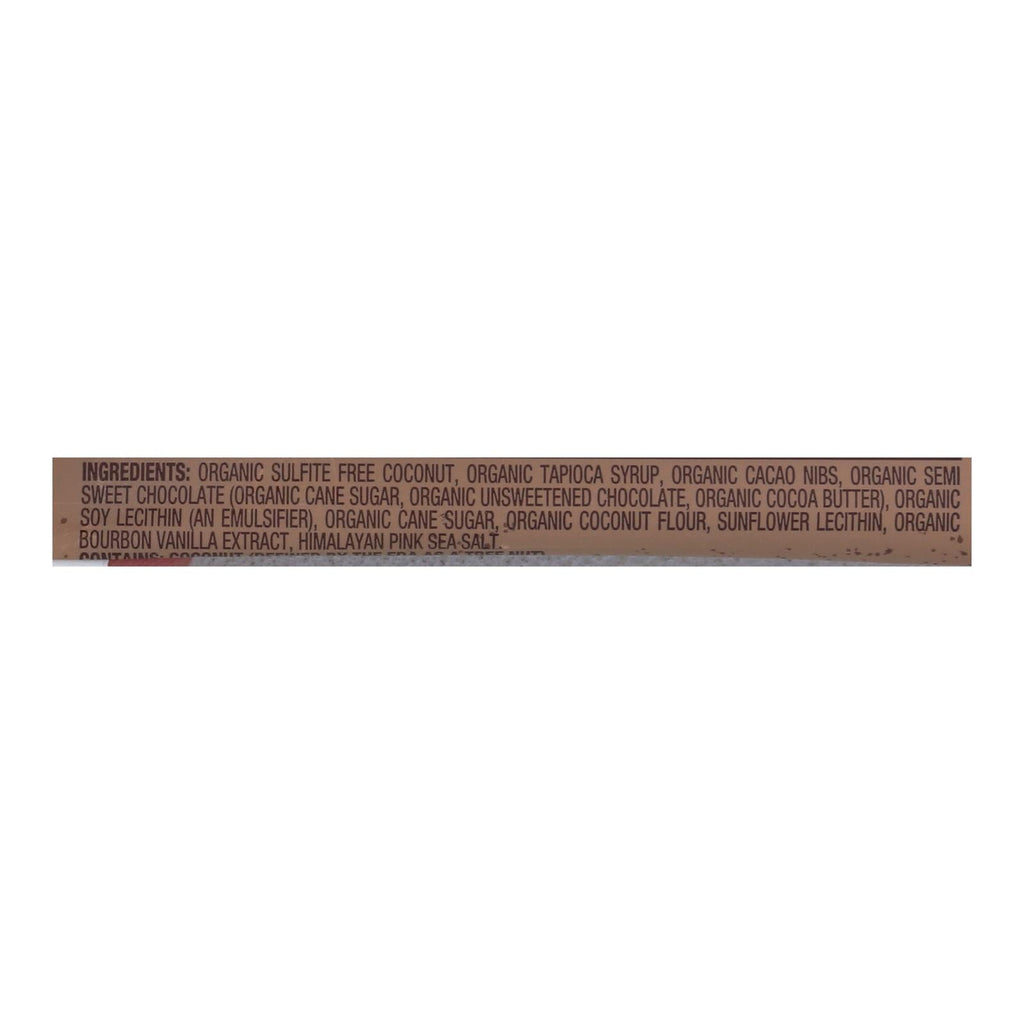 Jennies Organic Cacao Powder Coconut Bar, 1.5 oz (Case of 12)