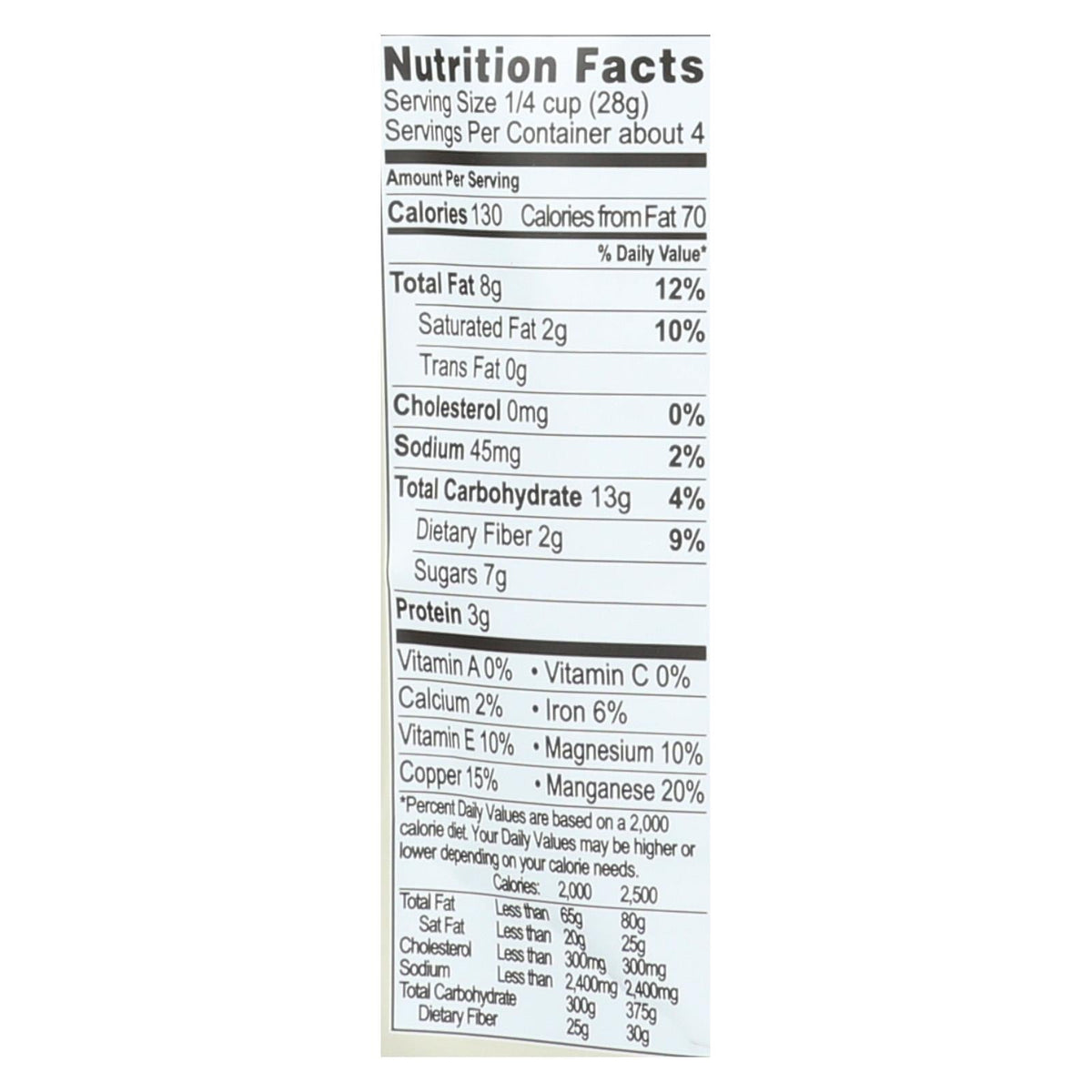 Living Intentions Sprouted Dark Cacao Nut Blend, 4 oz (Case of 6)