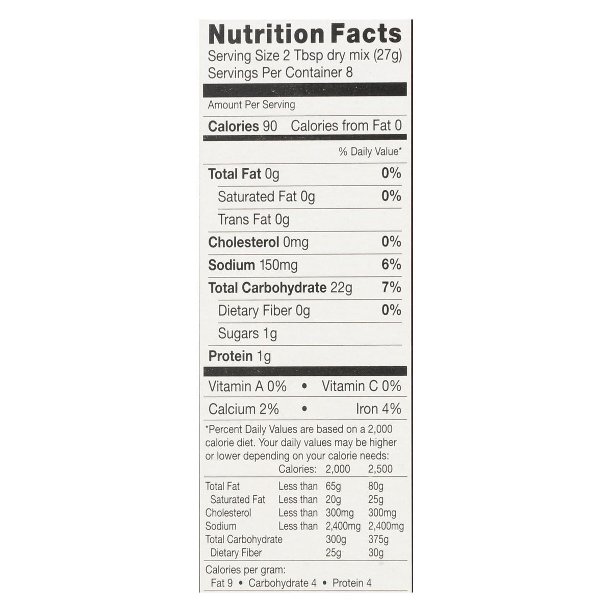 Chebe Original Bread Mix, 7.5 oz (Case of 8)