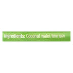 Amy & Brian Coconut Water with Lime, Case of 12 - 17.5 fl oz