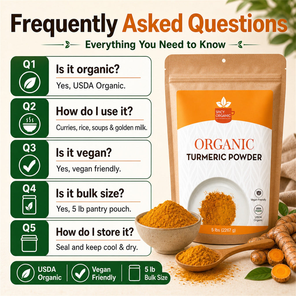 Organic Turmeric Powder – For Golden Milk & Curries