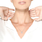 14k white gold 1/2 cttw lab grown pear diamond solitaire necklace bijoux-nyc direct