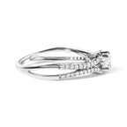 14k white gold 5/8 cttw round diamond split shank engagement ring size 7 bijoux-nyc direct