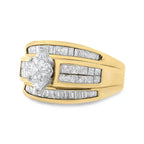 14k yellow gold 1.50 cttw marquise diamond engagement cocktail ring bijoux-nyc direct