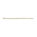 14k yellow gold 7.0 cttw baguette and princess diamond wave bracelet 7 bijoux-nyc direct