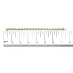 1/2 carat diamond s-curve tennis bracelet in 14k gold plated silver bijoux-nyc direct