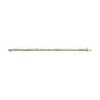 1/2 carat diamond s-curve tennis bracelet in 14k gold plated silver bijoux-nyc direct