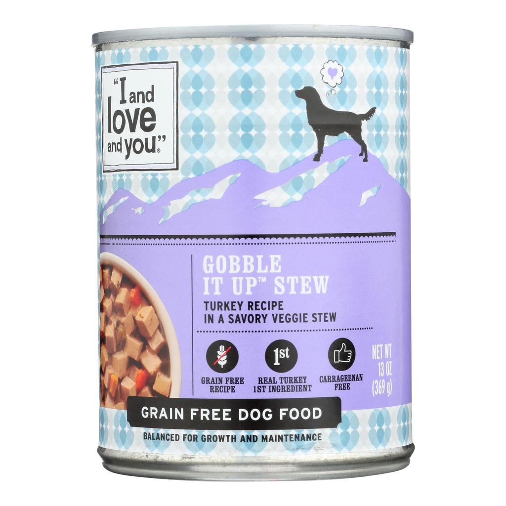 I and Love and You Gobble It Up Stew Wet Food, 13 oz (Case of 12)