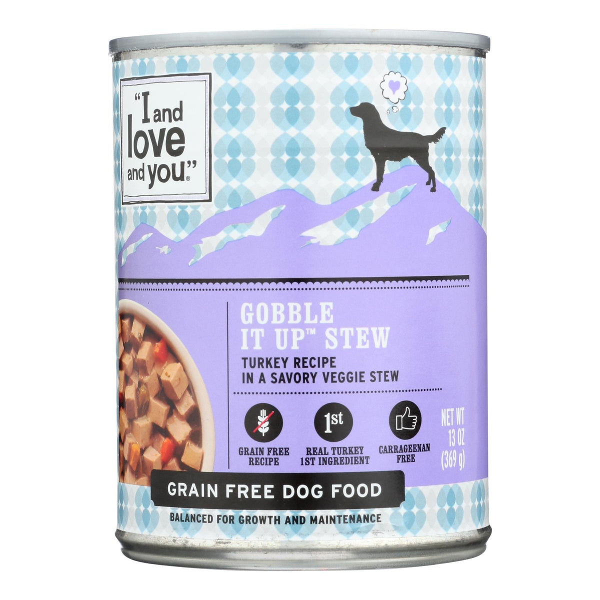I and Love and You Gobble It Up Stew Wet Food, 13 oz (Case of 12)