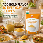 Organic Yellow Mustard Seed Powder – Ground from Whole Seeds