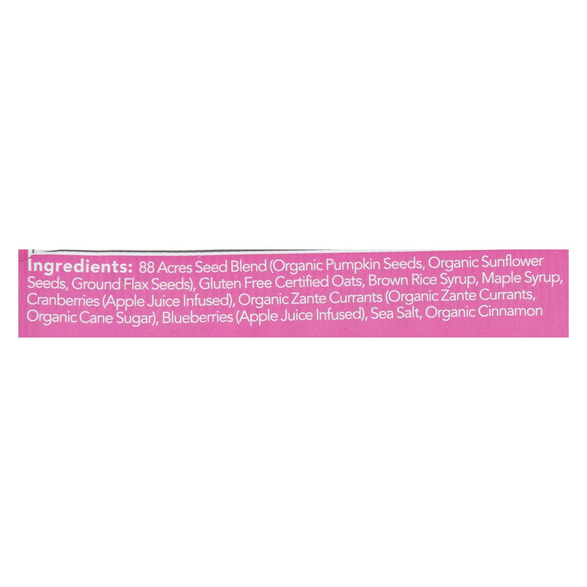 88 Acres Triple Berry Bars, 1.6 oz (Case of 9)