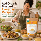 Organic Yellow Mustard Seed Powder – Ground from Whole Seeds