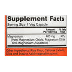 Now Foods Magnesium 400mg - 1 Each, 180 Capsules